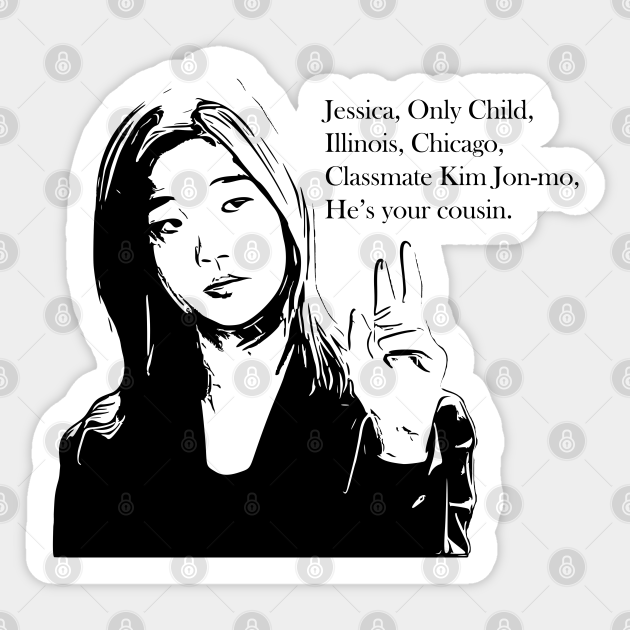 Jessica Parasite Jessica Parasite Sticker TeePublic